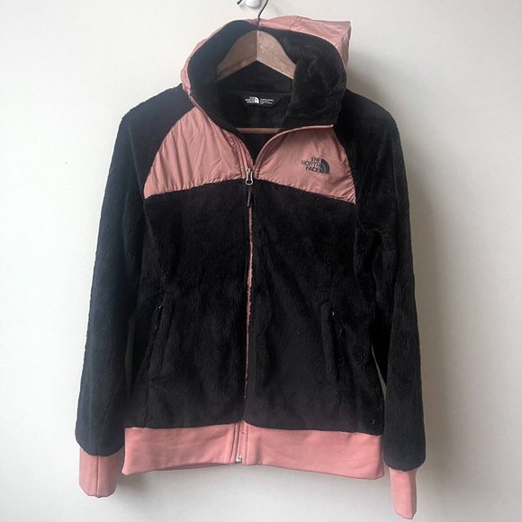 The North Face Jackets & Blazers - The North Face Osito Fur Fleece Hooded Jacket Women’s Size Small Full Zip EUC